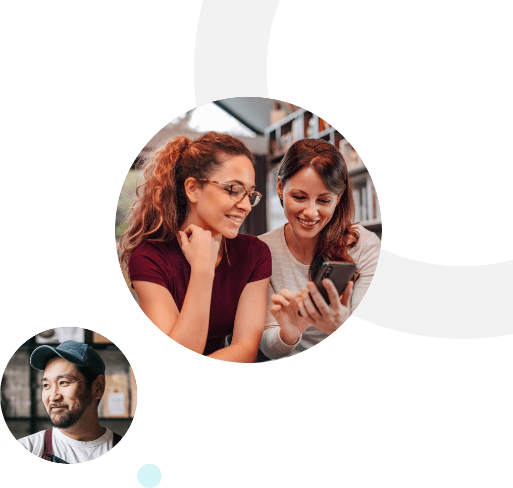 Happy customer aesthetic