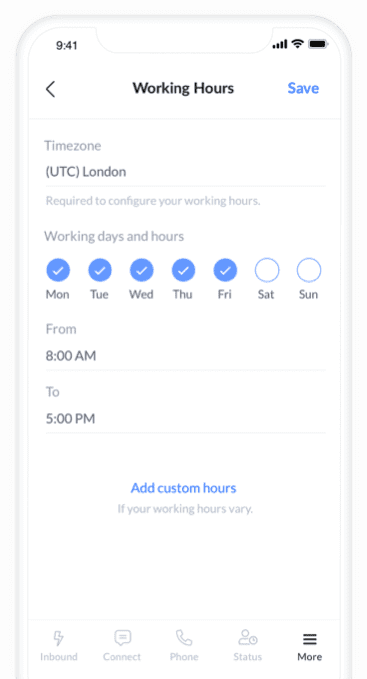 Personalize service