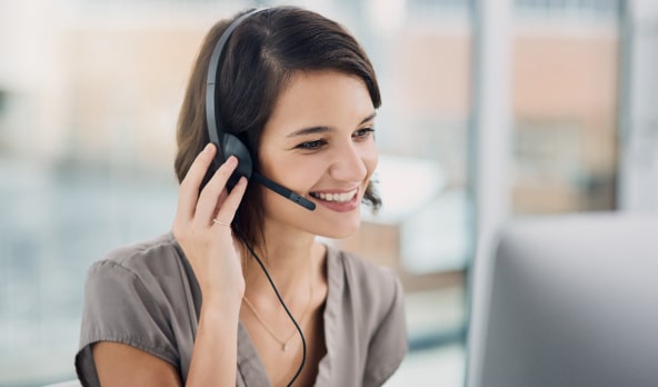 Business people helping woman in a wheelchair