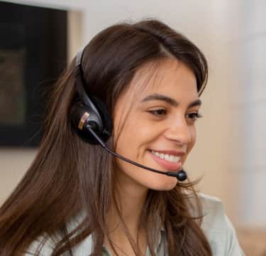 Female virtual receptionist
