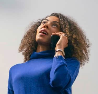 Female talking on phone