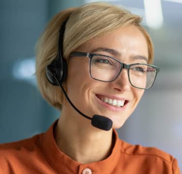 Female virtual receptionist